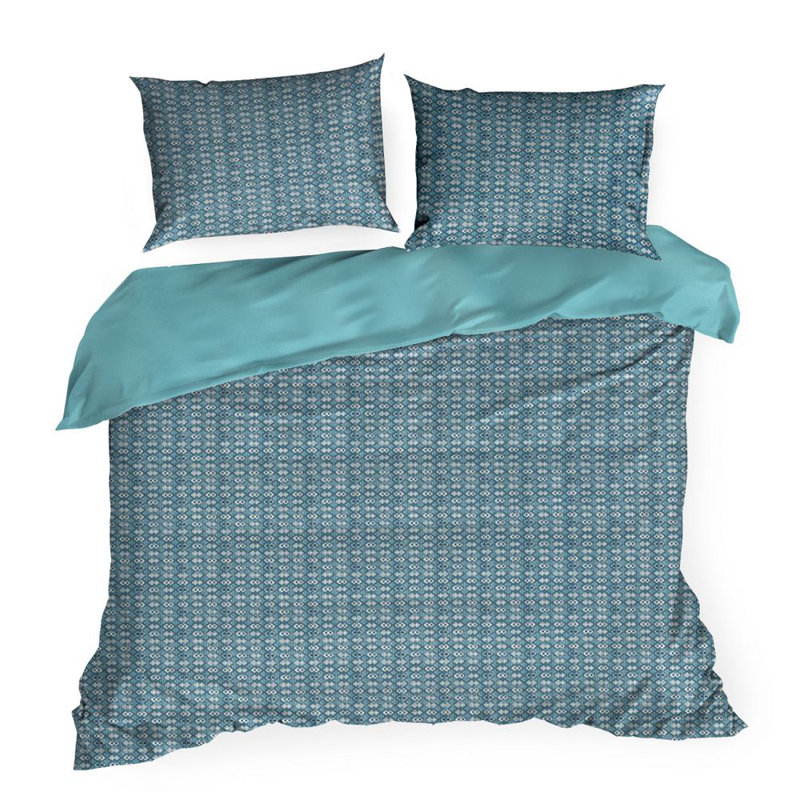 Geometric Shapes Duvet Cover with Pillowcases, 220 x 200cm Duvet Cover + 2 70 x 80cm Pillowcases