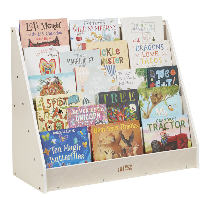 Présentoir à livres ECR4Kids, White Wash