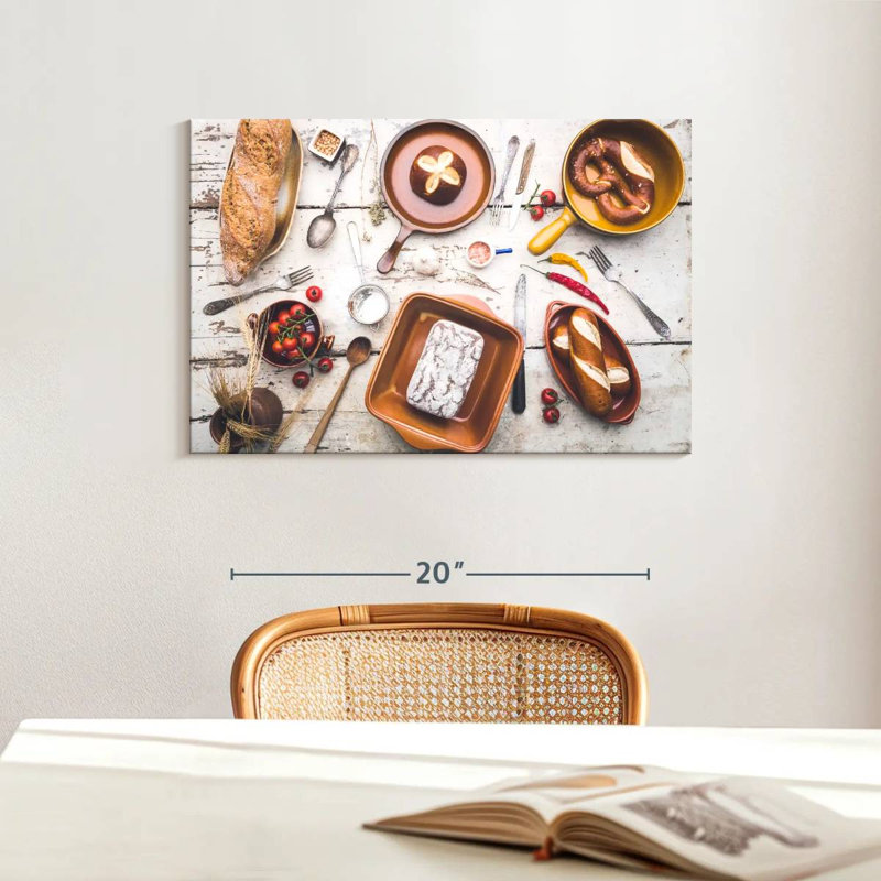 Yarlin Bread In Pans, 16" H x 24" W