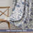 100% Blackout Toile Linen Curtains for Bedroom Double Layer Farmhouse French Country Vintage Printed Pattern Thermal Sound Lined Back Tab Living Room Drapes  2 Panels-1265672103-1265672101
