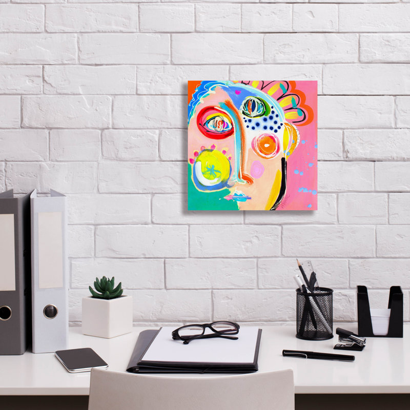 " Cheer Up " by Wyanne, 12" H x 12" W x 0.75" D