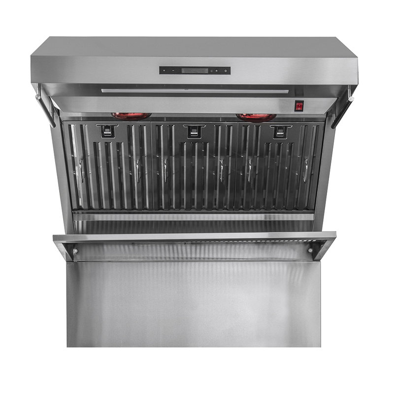 Savona 36-inch Wall Mount Range Hood in Stainless Steel, 1200 CFM Double Motors Top Exhaust Vent
