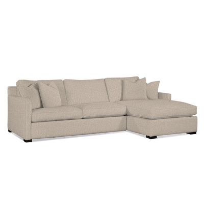 Bel-Air 123" Wide Down Cushion Stationary Sofa and Chaise by Braxton Culler