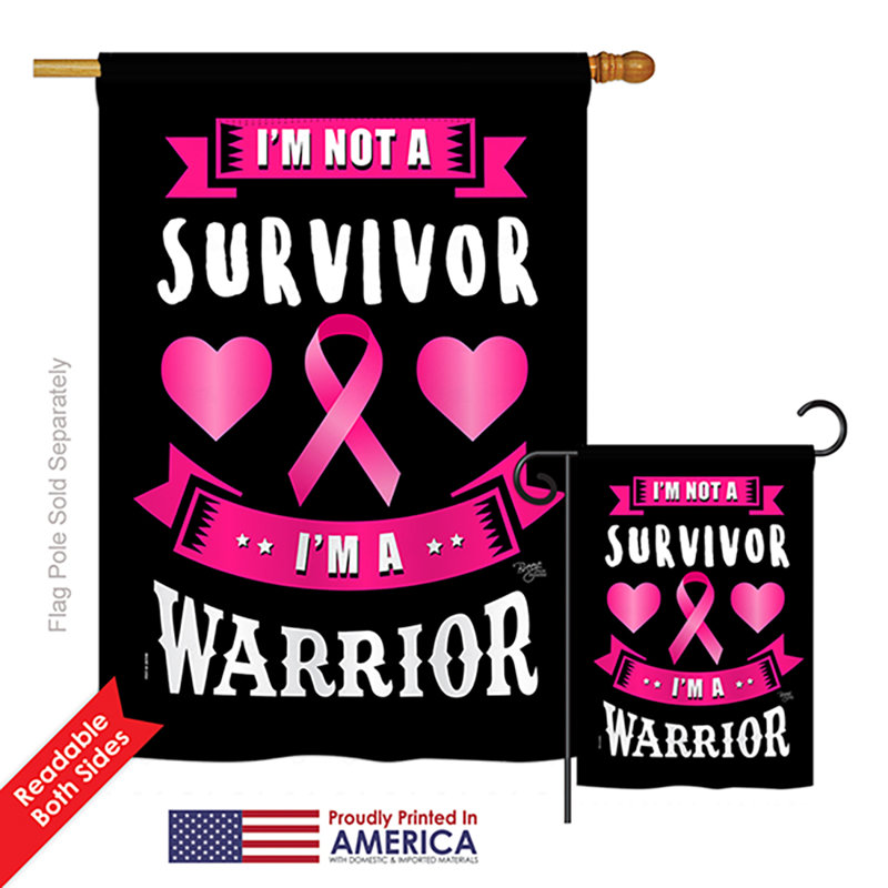 « i is a warrior », ensemble de 2 faces de polyesters d’inspirations de soutien