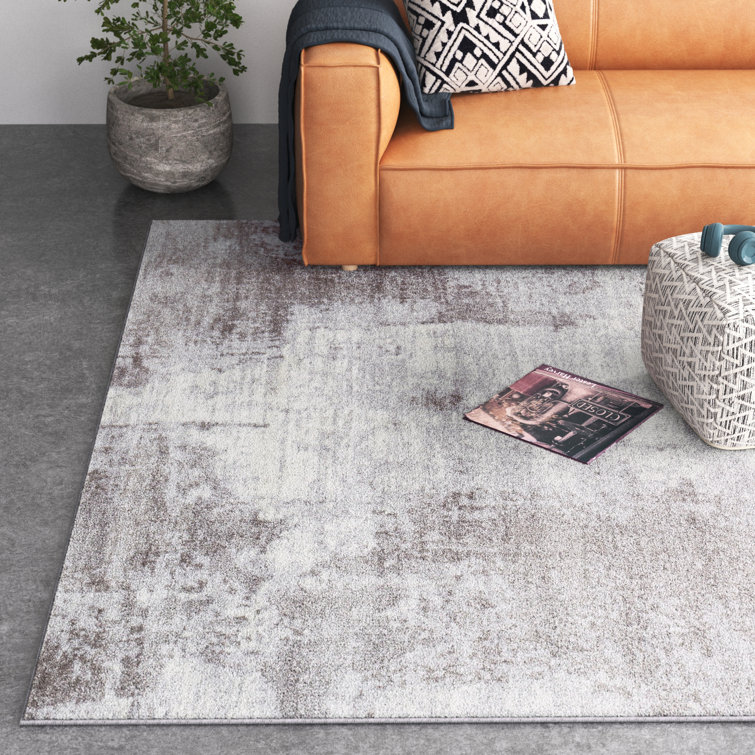 Cornwell Abstract Taupe/Gray Area Rug