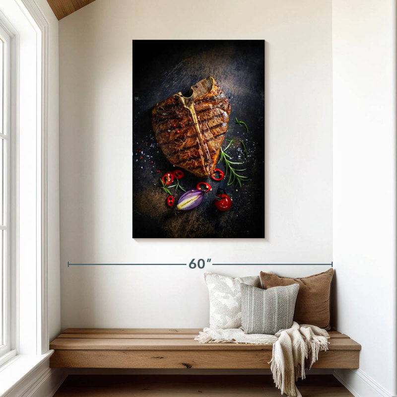 Yarlin Grilled T-Bone Steak, 45" H x 30" W
