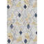 Wool Geometric Area Rug in Gold-69586016