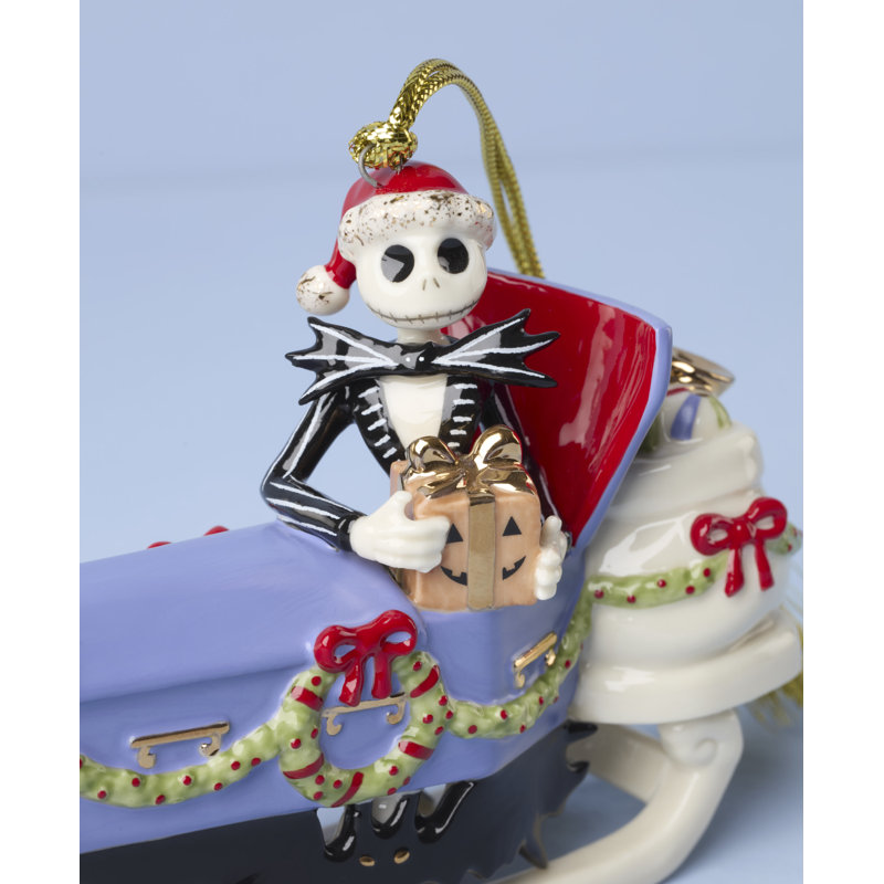 Lenox Jack Skellington Sledding Ornament