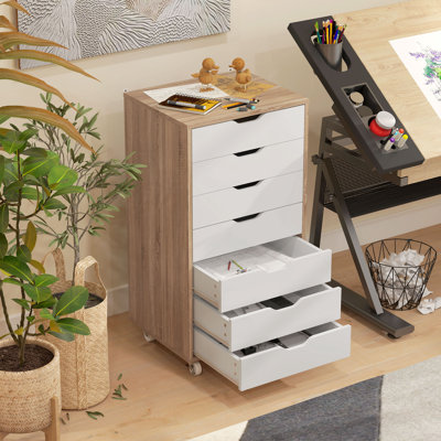 Shanana 7 Drawer Filing Cabinet   