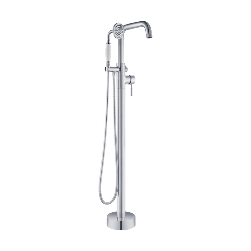 Vital Freestanding Tub Filler, Chrome