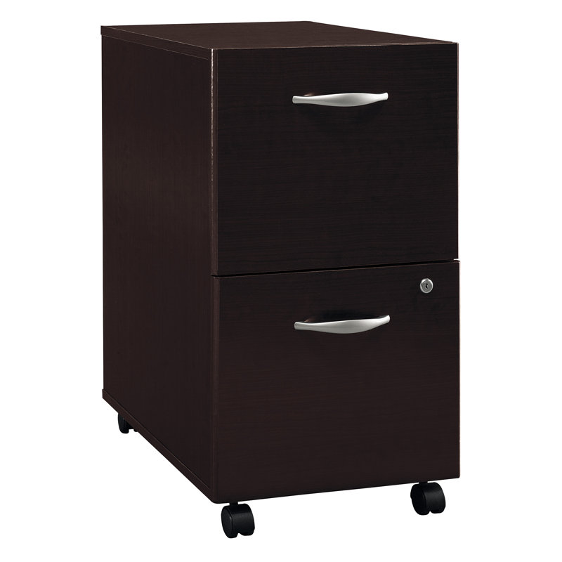 Classeur vertical 2 tiroirs Series C, Cerise mocha