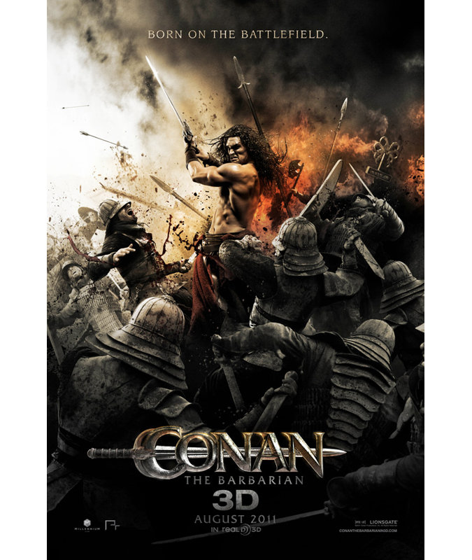 Conan the Barbarian, 18" H x 12" W