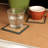 Ceramic Square 2 Piece Coaster Set