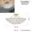Plafonnier semi-encastré 22,5 po Coastlyn