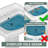 23"W x 19"D Bathroom Pedestal Sink Combo Vitreous China, with Backsplash, 3 Faucet Holes & 1 Overflow Hole, White