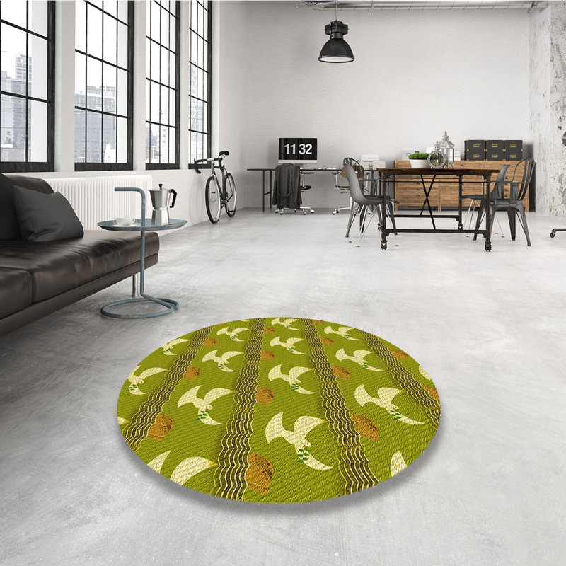 Indoor Rug, Round 3'
