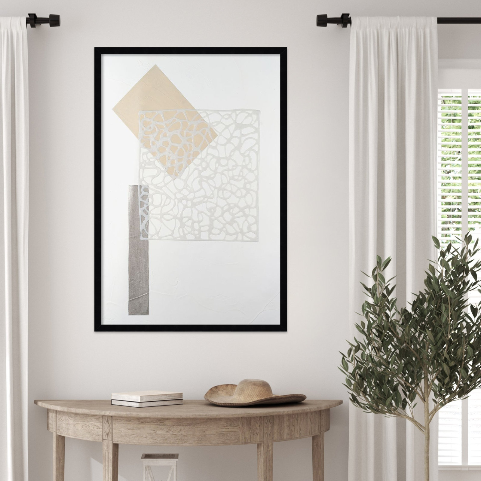 Nooks and Crannies No. 3 Print, 33" H x 23" W, Black