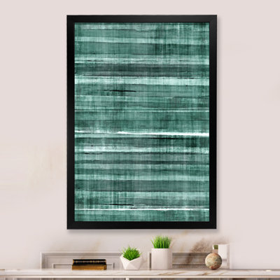 Art abstrait bleu sarcelle et bleu sur toile