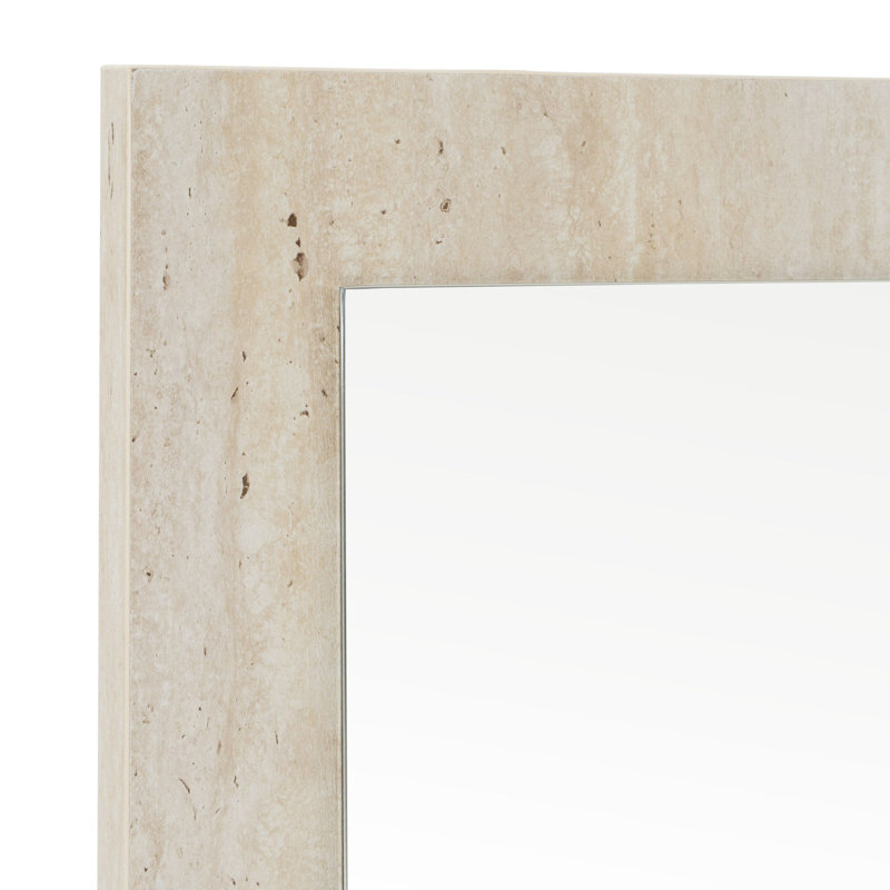 Lamod Italia Lago - Miroir moderne en faux travertin