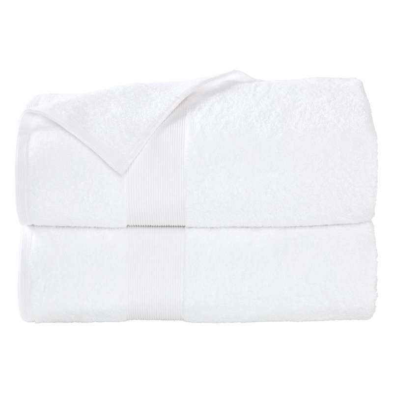 Honesdale 100% Cotton Plush Bath Sheet, White