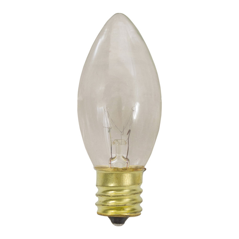 Paquet de 4 ampoules de remplacement transparentes pour Noël C9