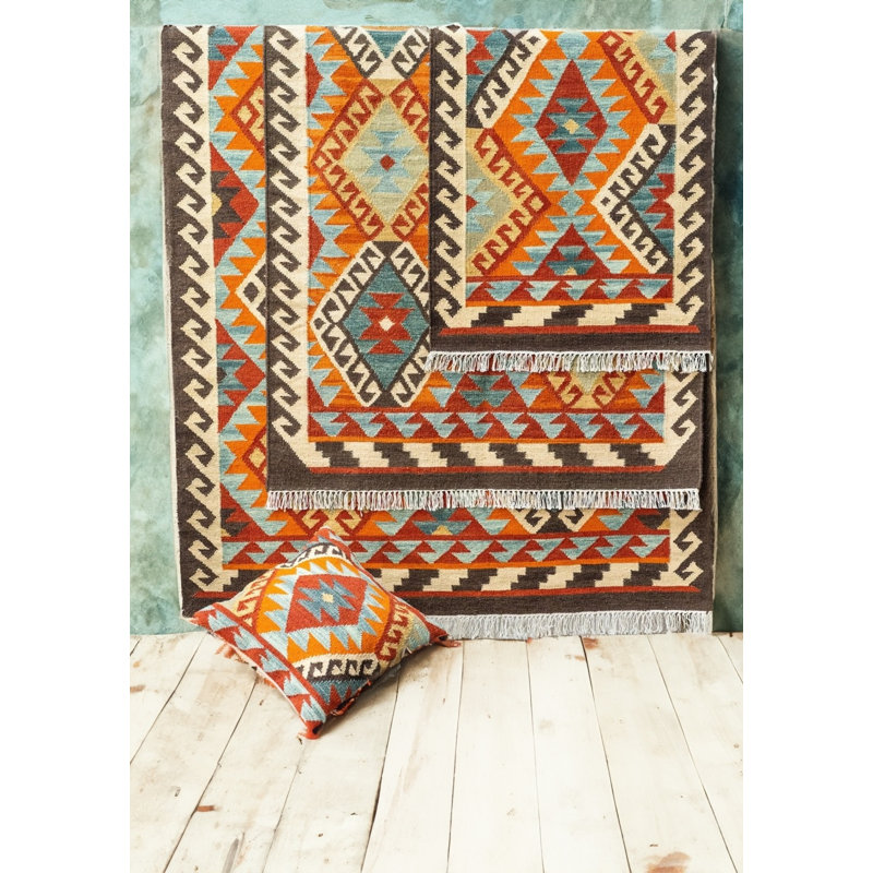 Wona Geometric Hand Woven Area Rug, Rectangle 150 x 240cm