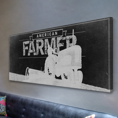 American Farmer - Wrapped Canvas Print