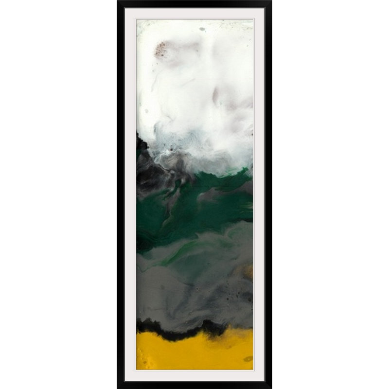 « white sky i », reproduction d’art jennifer, H 44 po x l 20 po x P 1 po, Cadre noir