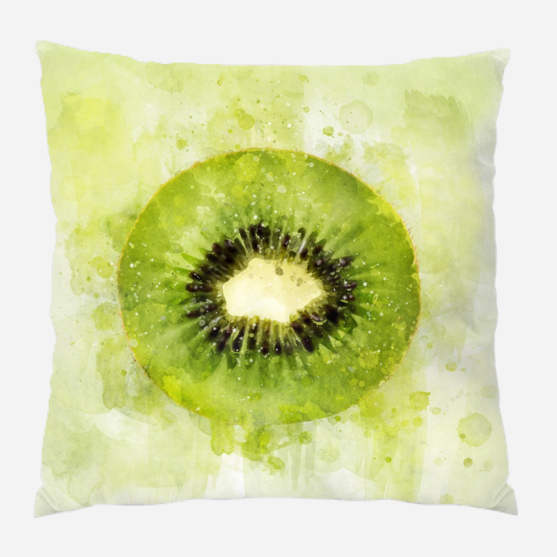 Reversible Throw Pillow, Synthetic, Outdoor