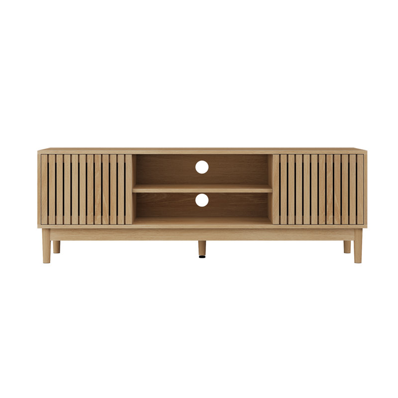 Meuble télé 55 po Modern, Chêne