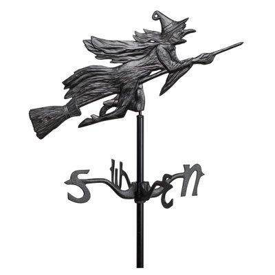 Flying Witch Garden Weathervane