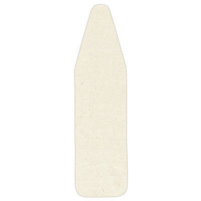 Replacement Pad and Cover for Wide-Top Ironing Board, Natural Cotton Canvas