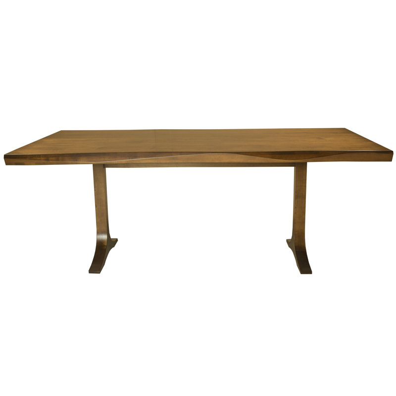 Maple Solid Wood Dining Table, Walnut, 29" H x 72" W x 36" D