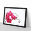 Hot Pink Orchids - Picture Frame Painting Print-56712240-56712245