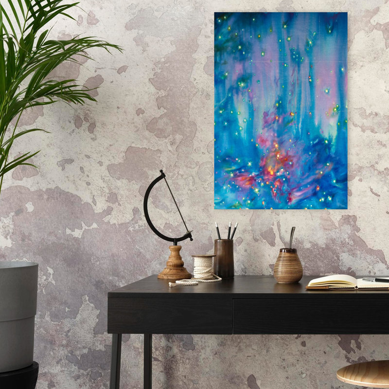 Art contemporain contemporain, paysage contemporain abstrait, H 24 po x l 16 po