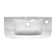 The Renovators Supply Inc. 20'' Reno-Gloss Vitreous China Rectangular Bathroom Sink with Faucet and Overflow