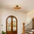 Bamboo Woven Flush Mount Ceiling Light for Bedroom-1404916525