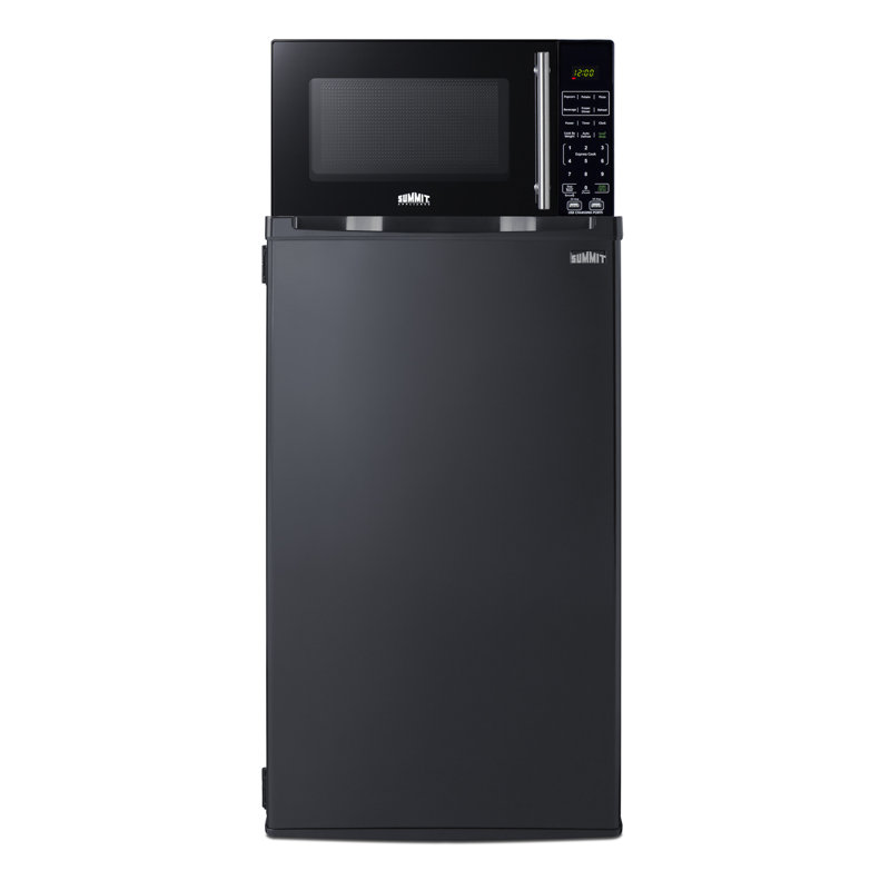 Microwave/Refrigerator-Freezer Combination with Allocator, Left Hand Swing