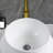 Wenty 14.17'' Ceramic Circular Bathroom Sink