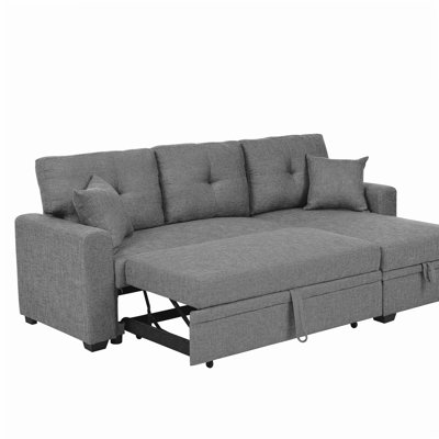 Modular Sleeper Sectional Sofa With Storage