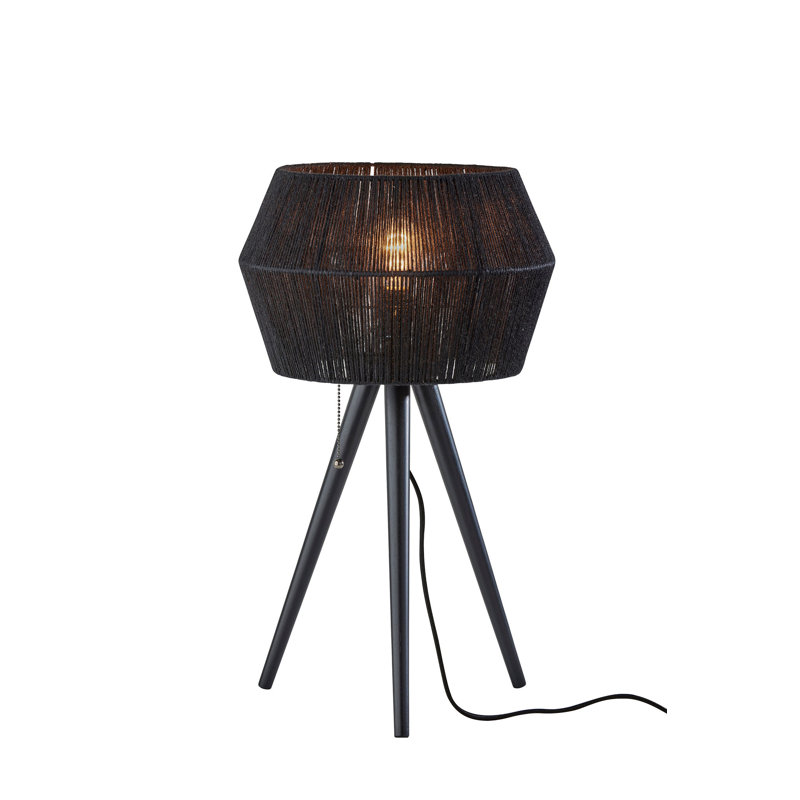 Lampe trépied Isona, Noir