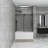 56 To 60 In. W X 60 In. H Single Sliding Frameless Tub Door-117010737
