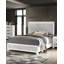 Mobilier de chambre à coucher 1Pc grand lit aspect faux marbre HB FB
