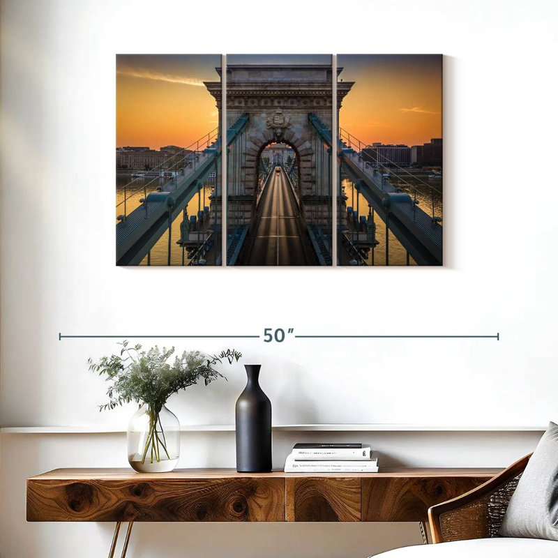 Pont à chaînes Nicci Szechenyi, H 24 po x l 38 po