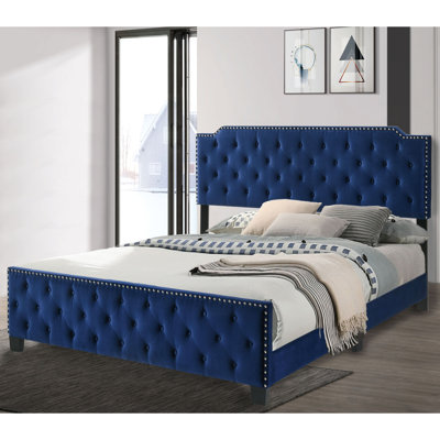 Delbert Flannelette Tufted Bed