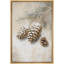 «Christmas Pinecone Rustic Christmas Winter Christmas Christmas Decor», reproduction d'art sur toile encadrée-107118060-107118055