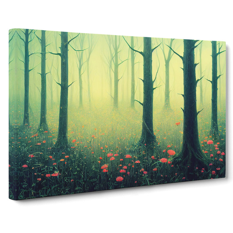 Fabulous Spring Forest - Wrapped Canvas, 35cm H x 50cm W x 3cm D