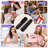 2026 Upgraded Cordless Hair Straightener, 3 Heat Settings for All Hair Types, 30s Fast Heat, Travel Hair Straightener, 5200mAh ，Type-C Rechargeable Hair Straightener Brush - Touch Up On-The-Go, Gift for Women.