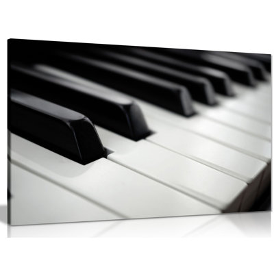 Piano Keys - Wrapped Canvas Print