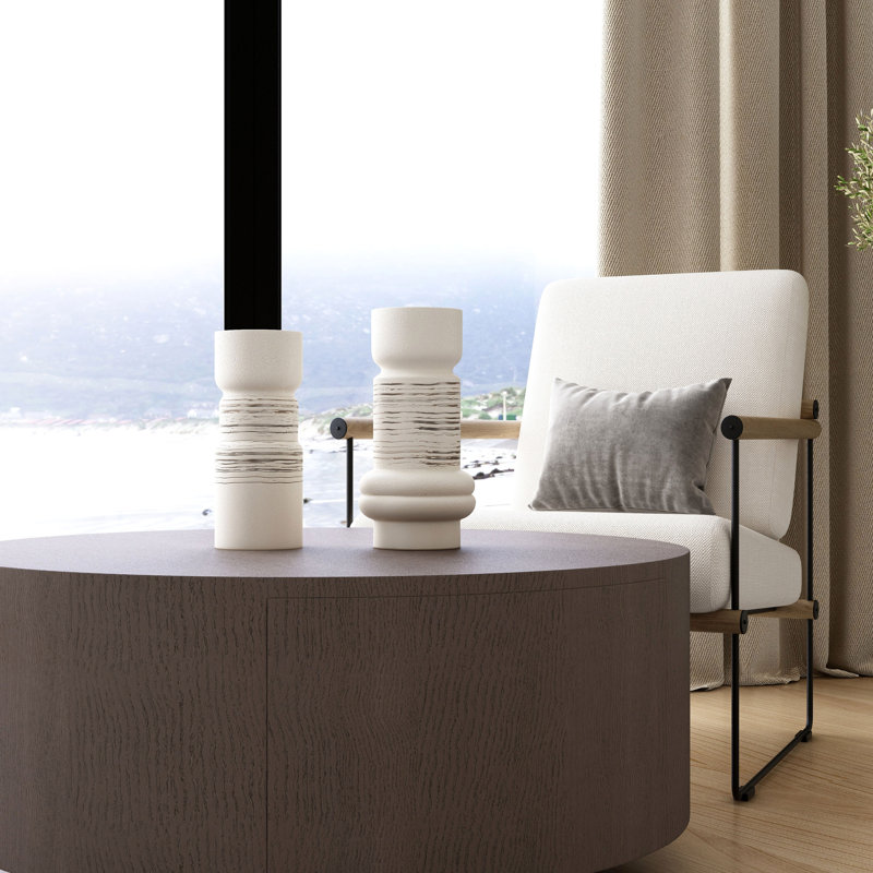 Lorrna Ceramic Table Vase, Large